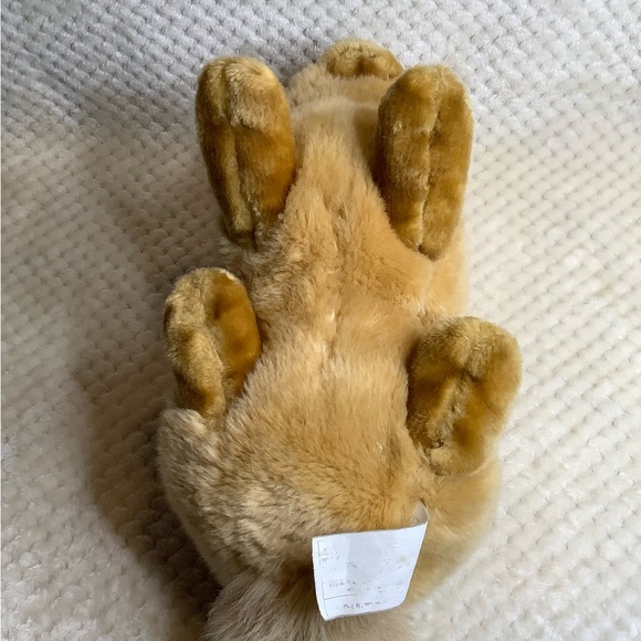 Realistic Plush Golden Tan Bunny Rabbit Stuffed Animal Toy Unbranded - Picture 6 of 11